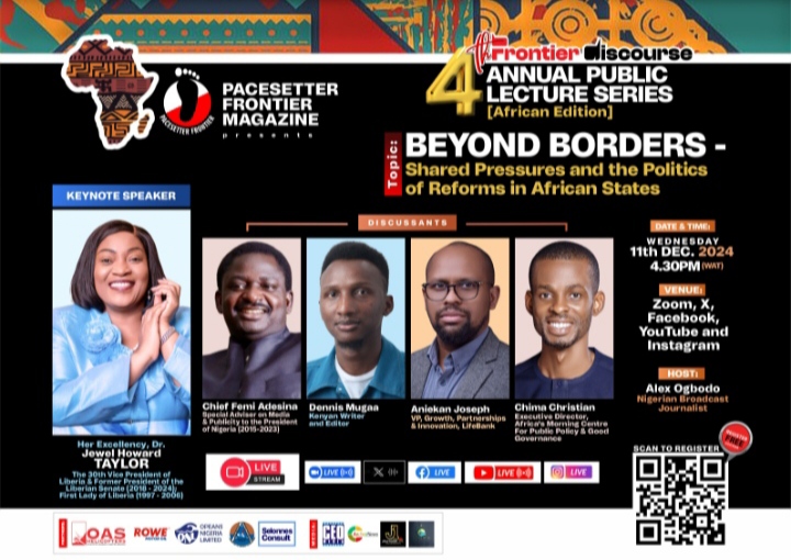 Jewel Howard-Taylor, Femi Adesina speaks at Frontier Discourse Annual Public Lecture Series and Awards