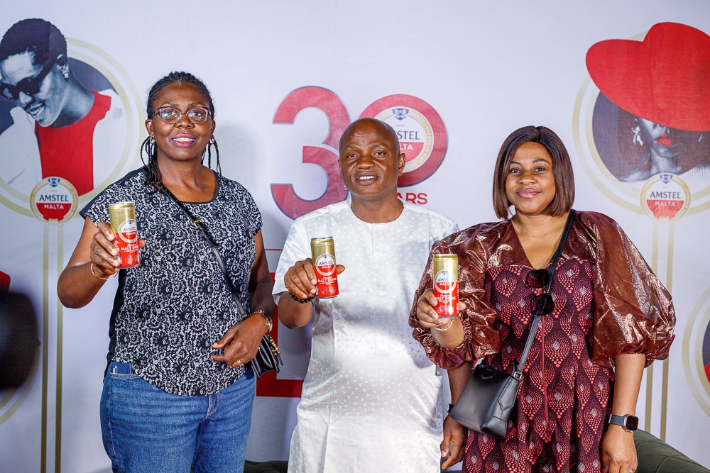 30th Anniversary Celebration: Amstel Malta Unveils Sleek New Can in Enugu