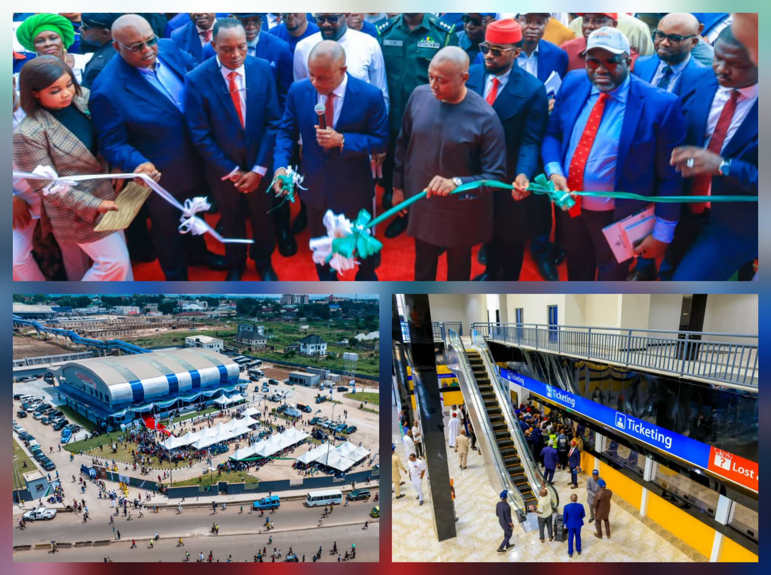 Gov Mbah Inaugurates 5 Ultramodern Bus Terminals, Rolls Out 100 Mass Transit CNG Buses Across Enugu